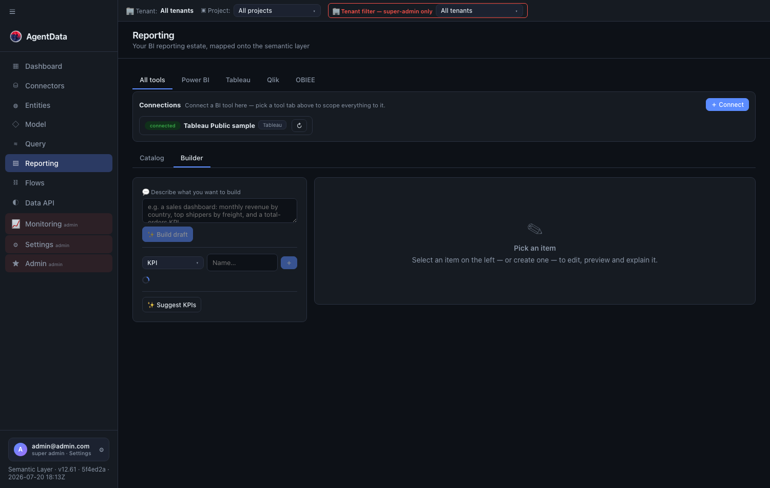 The report Builder